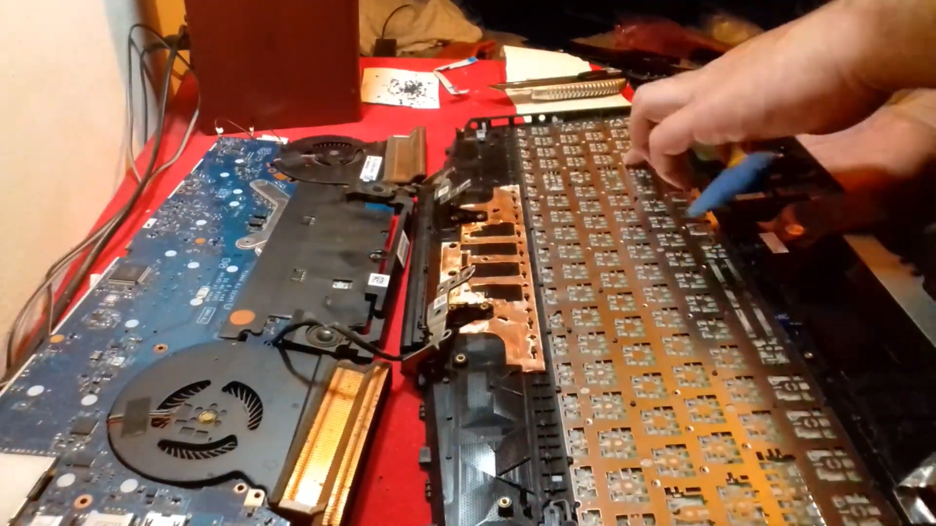 HP keyboard replacement process