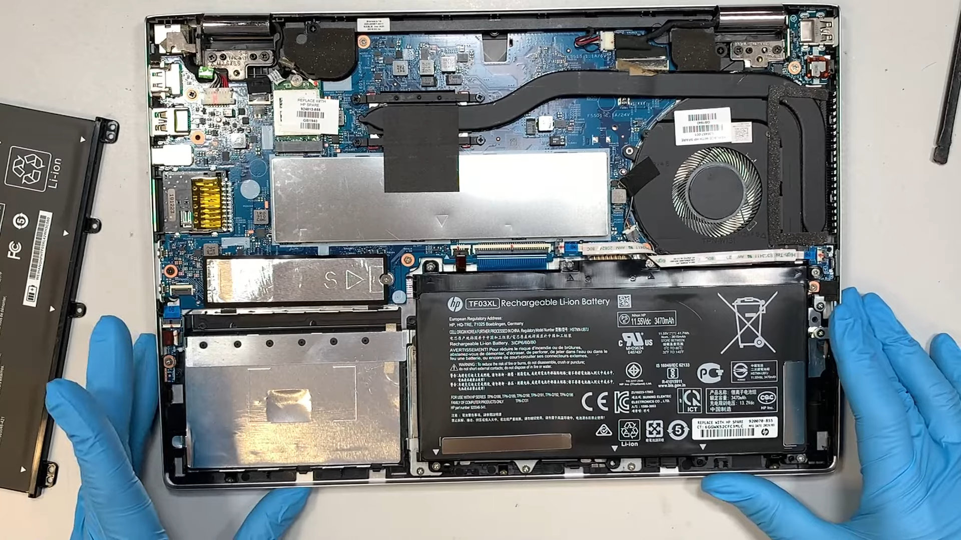 Professional HP laptop battery replacement